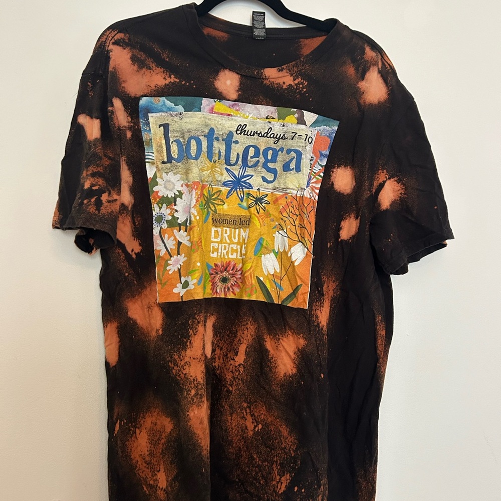 Bottega Drum Circle shirt designed by artist Addie Wuensch Graphic T-Shirt